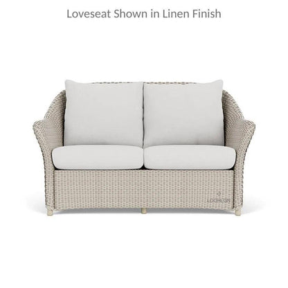 Weekend Retreat Wicker Loveseat with Rocker Set 3PC
