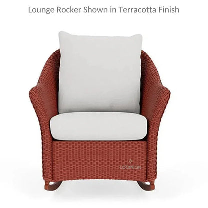 Weekend Retreat Wicker Loveseat with Rocker Set 3PC