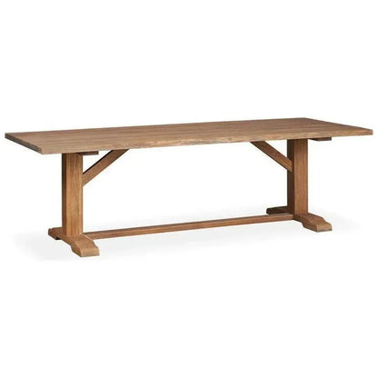 Weekend Retreat Dining Table with Wicker Chair Set 8PC