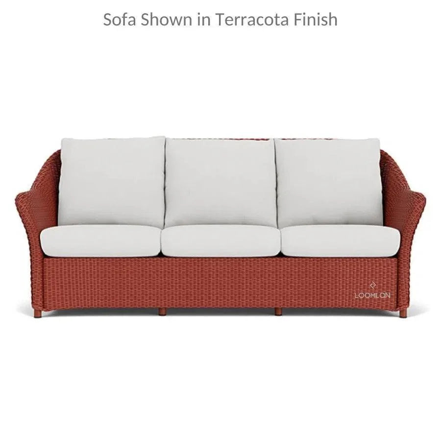 Weekend Retreat All Weather Wicker Outdoor Couch