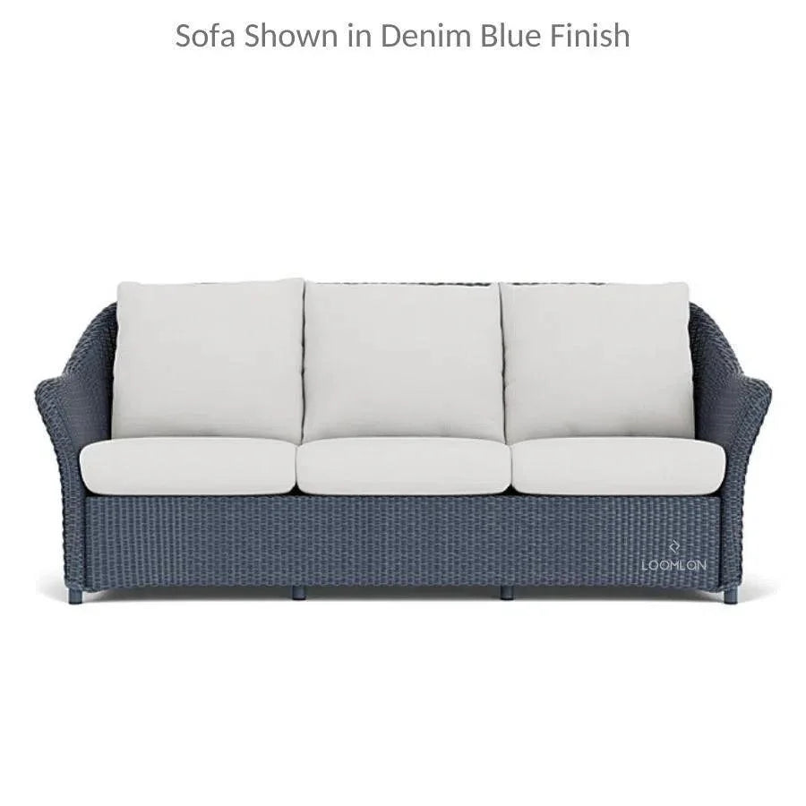Weekend Retreat All Weather Wicker Outdoor Couch