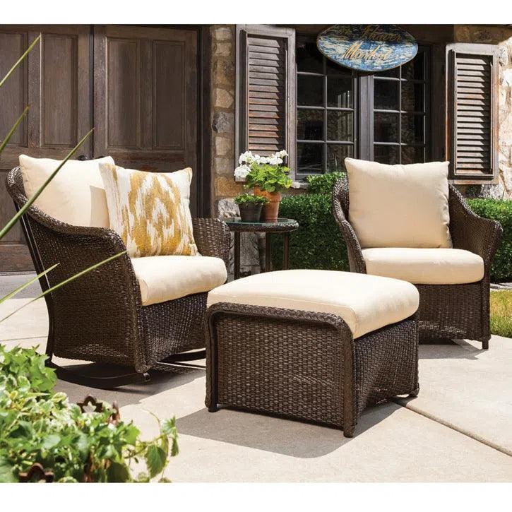 Weekend Retreat Rocker Lounge Chair with Ottoman Set
