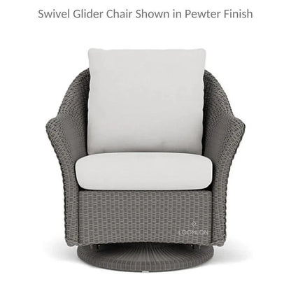 Weekend Retreat Swivel Lounge Chair with Ottoman