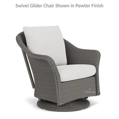 Weekend Retreat Swivel Lounge Chair with Ottoman