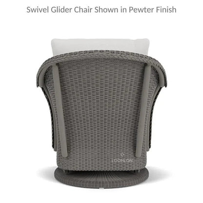 Weekend Retreat Swivel Lounge Chair with Ottoman