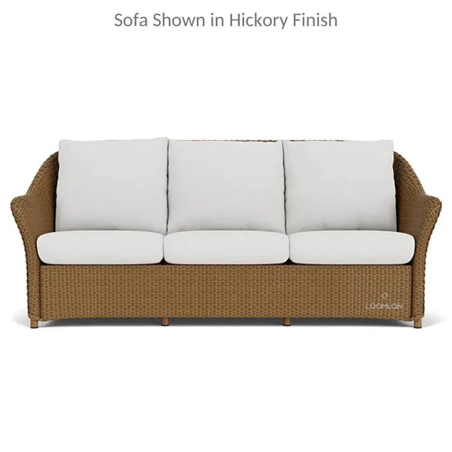 Weekend Retreat Wicker Sofa with Lounge Chair Set