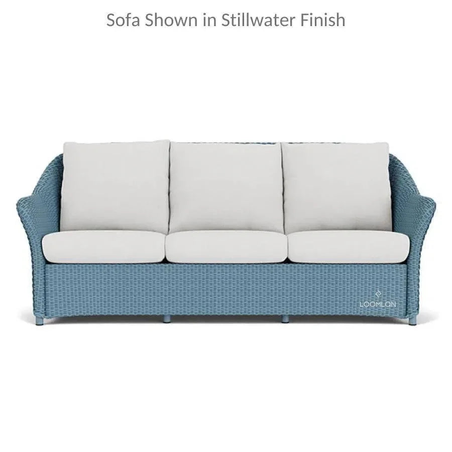 Weekend Retreat Wicker Sofa with Lounge Chair Set