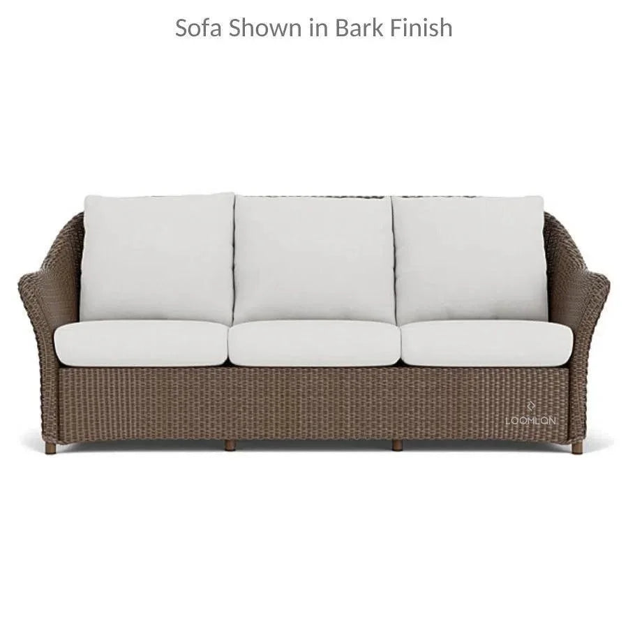 Weekend Retreat Wicker Sofa with Lounge Chair Set