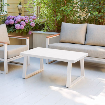 Welt Aluminum Outdoor Coffee Table