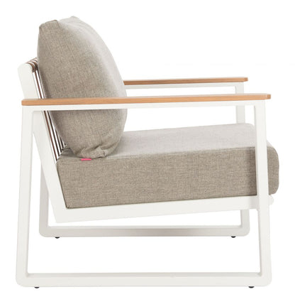 Welt Olefin Fabric Outdoor Armchair