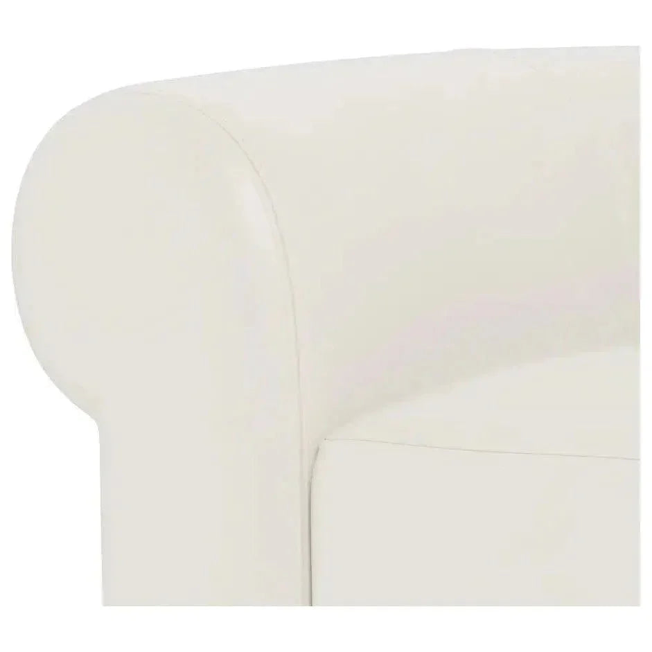 Wenton Mondern Leather Couch Rolled Arms