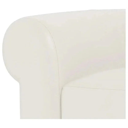 Wenton Mondern Leather Couch Rolled Arms