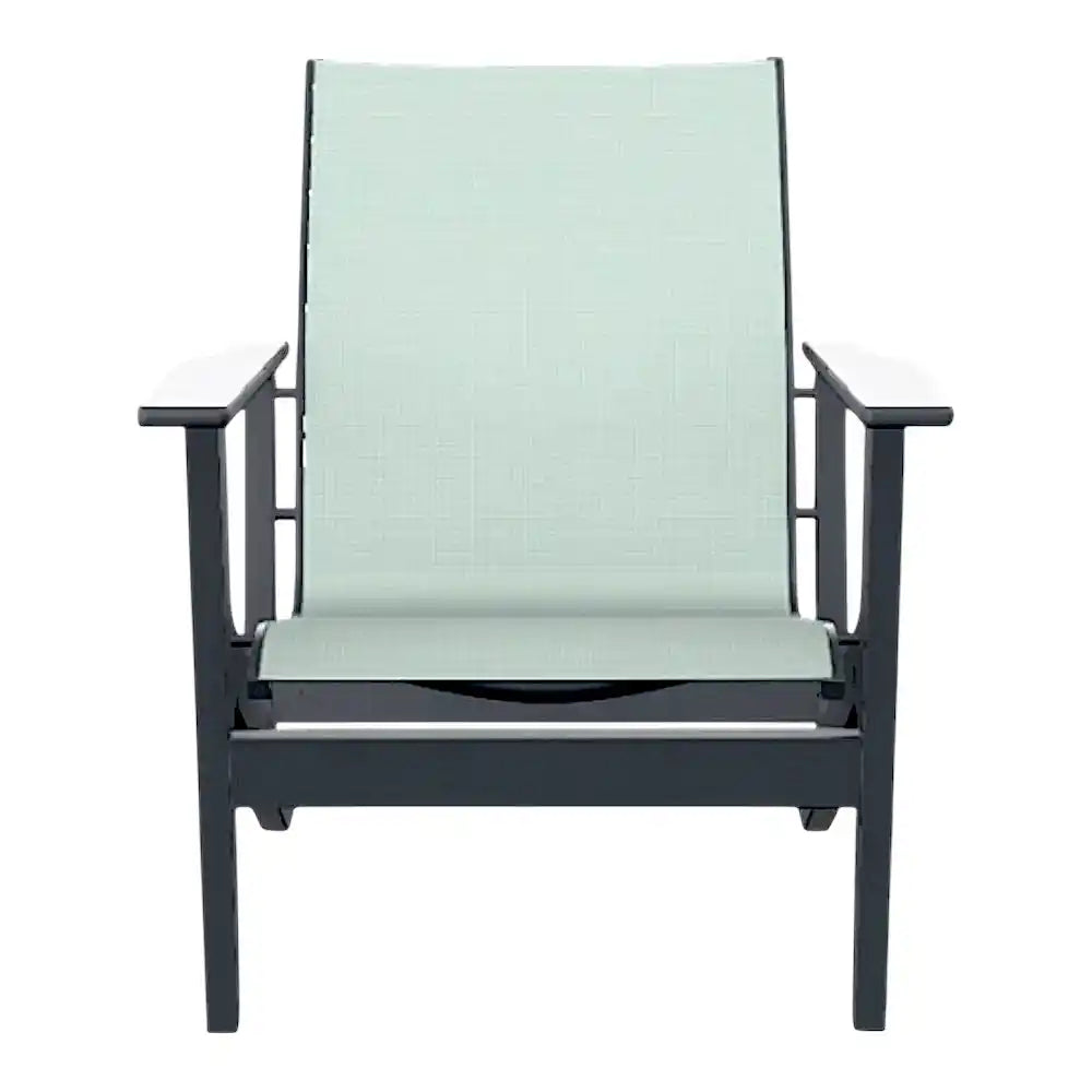 Wexler MGP Sling Chat Height Outdoor Arm Chair