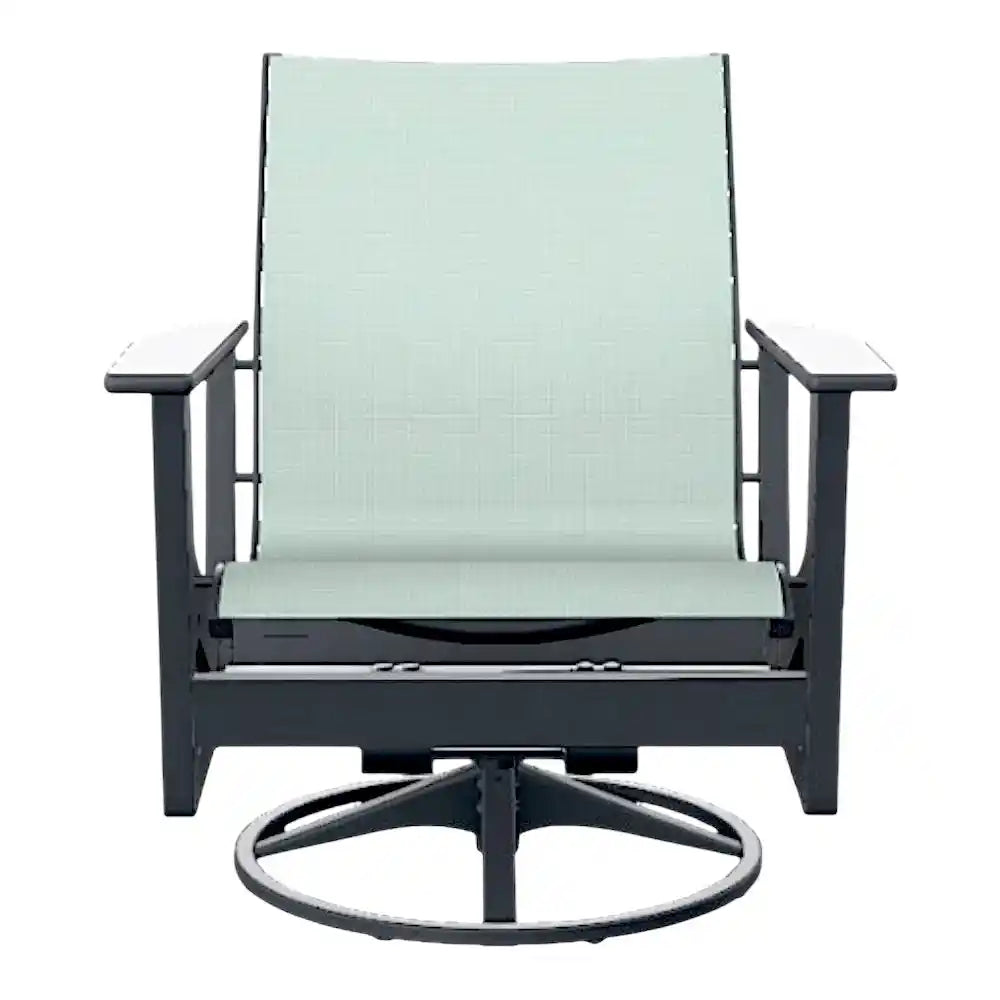 Wexler MGP Sling Chat Height Swivel Outdoor Rocker