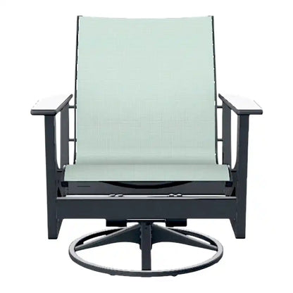 Wexler MGP Sling Chat Height Swivel Outdoor Rocker