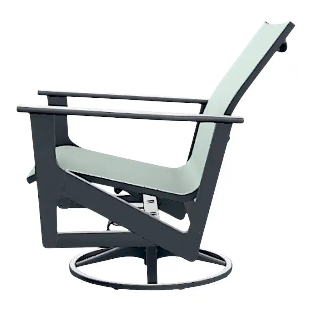 Wexler MGP Sling Chat Height Swivel Outdoor Rocker