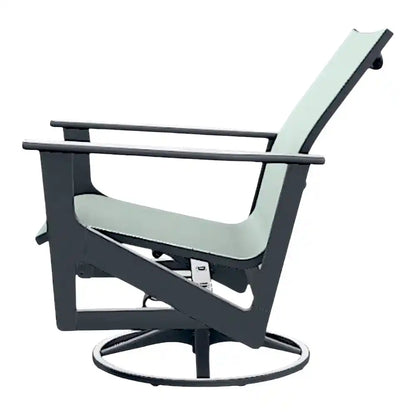 Wexler MGP Sling Chat Height Swivel Outdoor Rocker