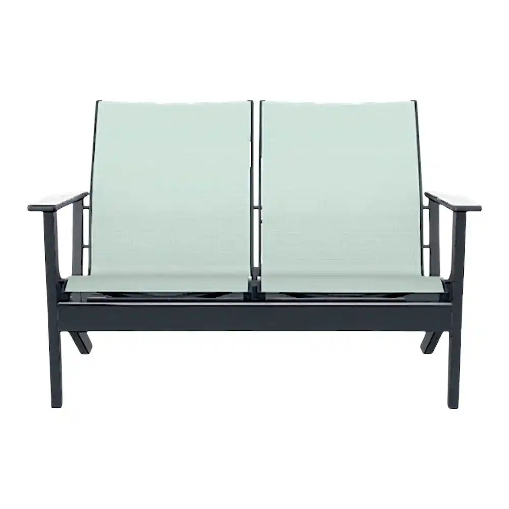 Wexler MGP Sling Chat Height Two-Seat Outdoor Loveseat