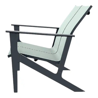 Wexler MGP Sling Chat Height Two-Seat Outdoor Loveseat