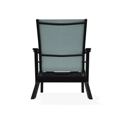 Wexler Sling Chat Height Outdoor Arm Chair