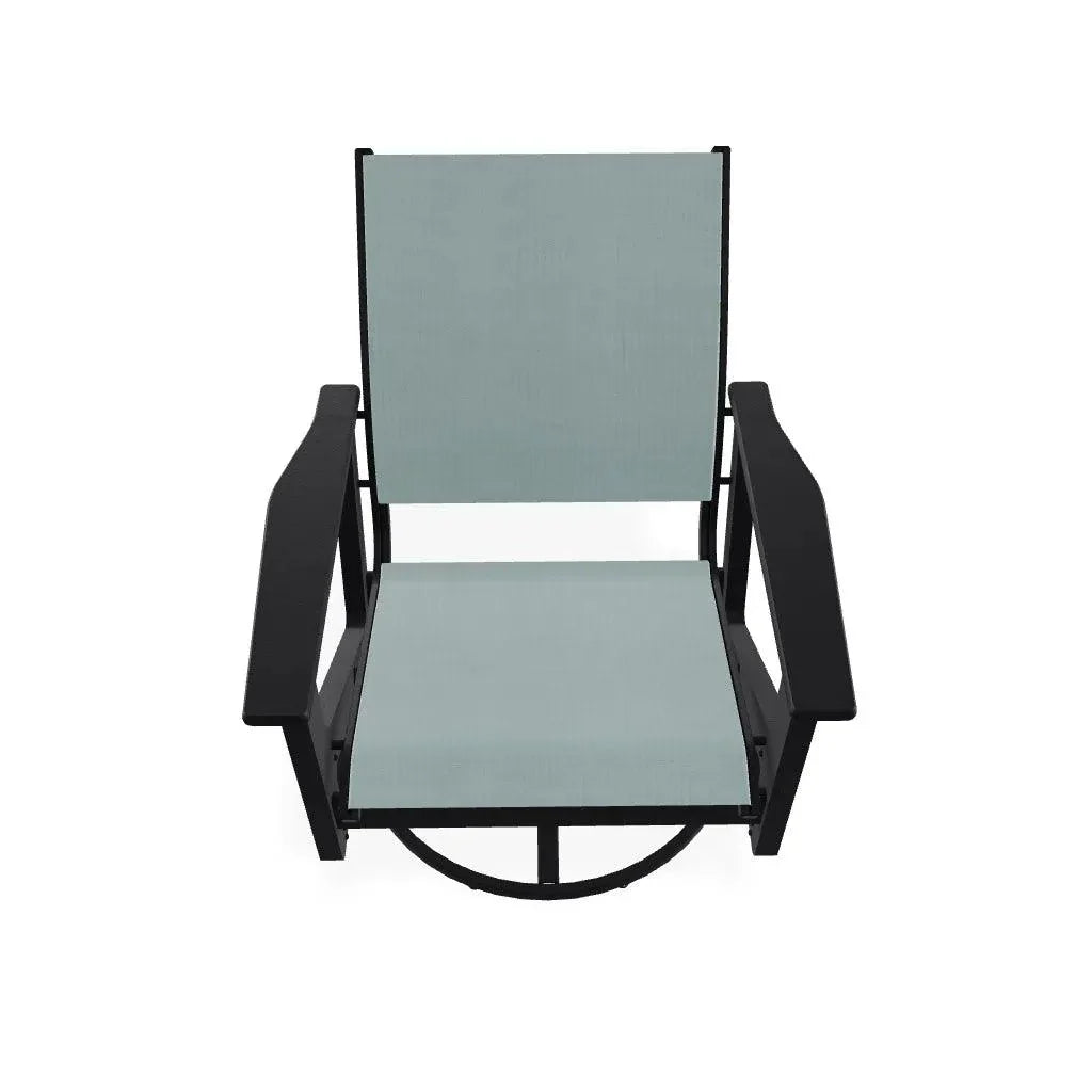 Wexler Sling Chat Height Swivel Outdoor Rocker