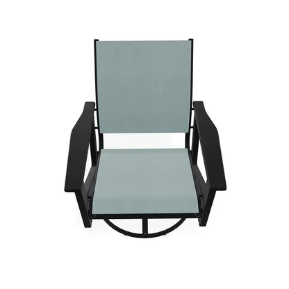 Wexler Sling Chat Height Swivel Outdoor Rocker