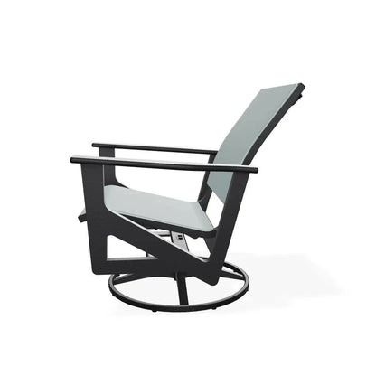 Wexler Sling Chat Height Swivel Outdoor Rocker