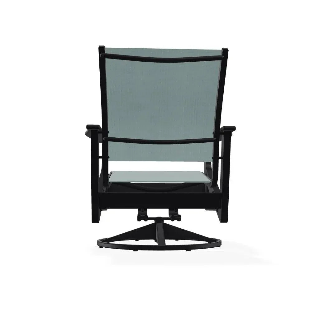 Wexler Sling Chat Height Swivel Outdoor Rocker