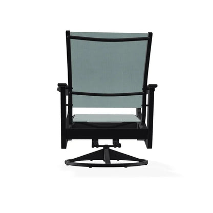 Wexler Sling Chat Height Swivel Outdoor Rocker