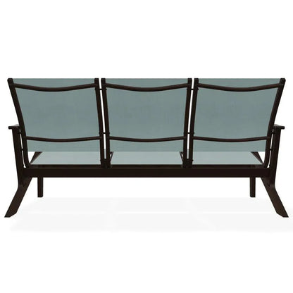 Wexler Sling Chat Height Three-Seat Outdoor Sofa