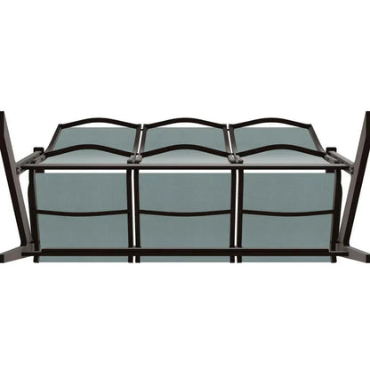 Wexler Sling Chat Height Three-Seat Outdoor Sofa