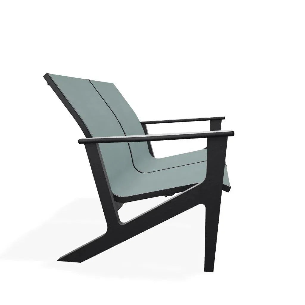 Wexler Sling Chat Height Two-Seat Outdoor Loveseat