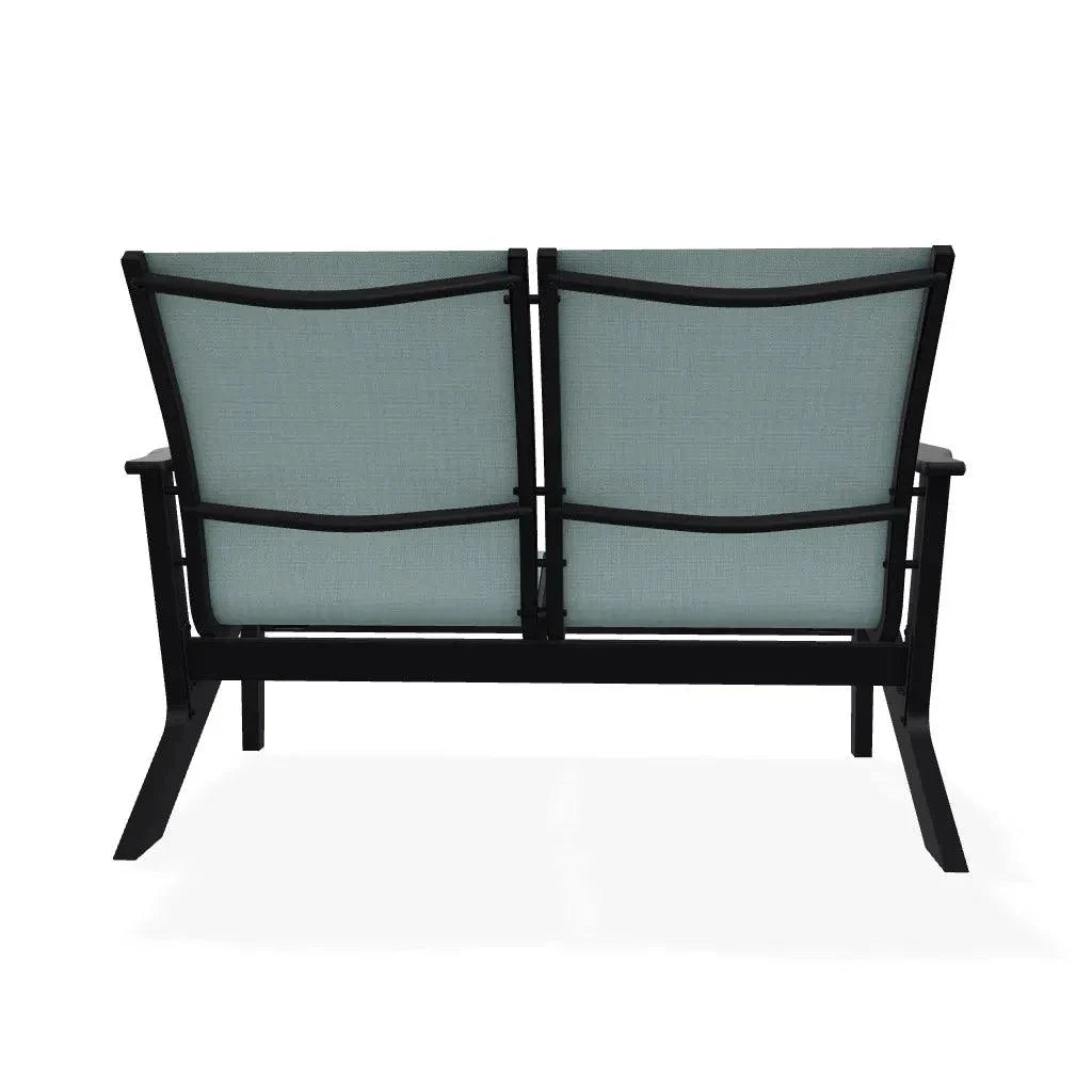 Wexler Sling Chat Height Two-Seat Outdoor Loveseat