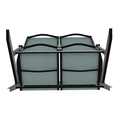 Wexler Sling Chat Height Two-Seat Outdoor Loveseat
