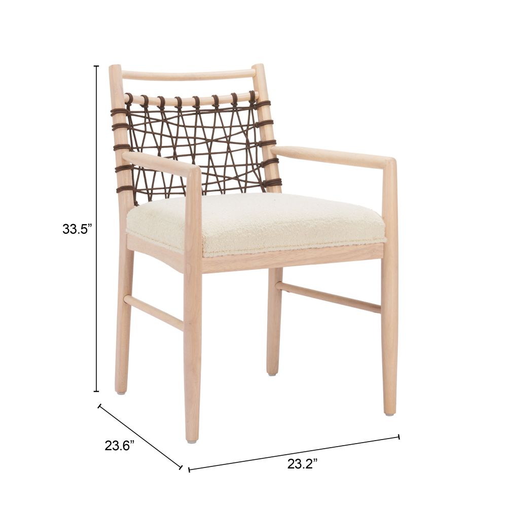 Wezly Textured Fabric Dining Chair 2PC