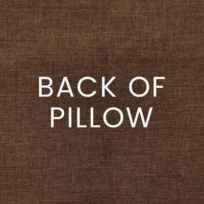 Wheaton Brown Throw Pillow With Insert