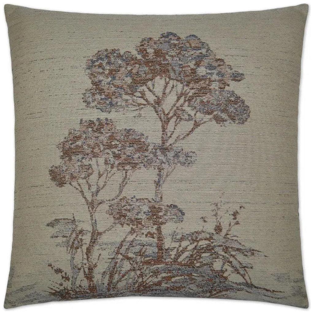 Wheaton Brown Throw Pillow With Insert