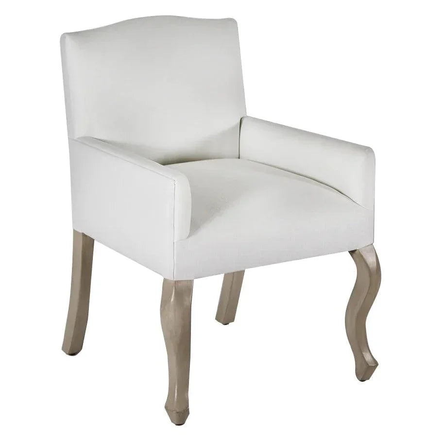 White Dining Armchair Pallais