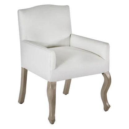 White Dining Armchair Pallais