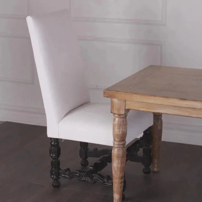 White Dining Chair Finisterra, Bae Porcelain