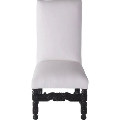 White Dining Chair Finisterra, Bae Porcelain