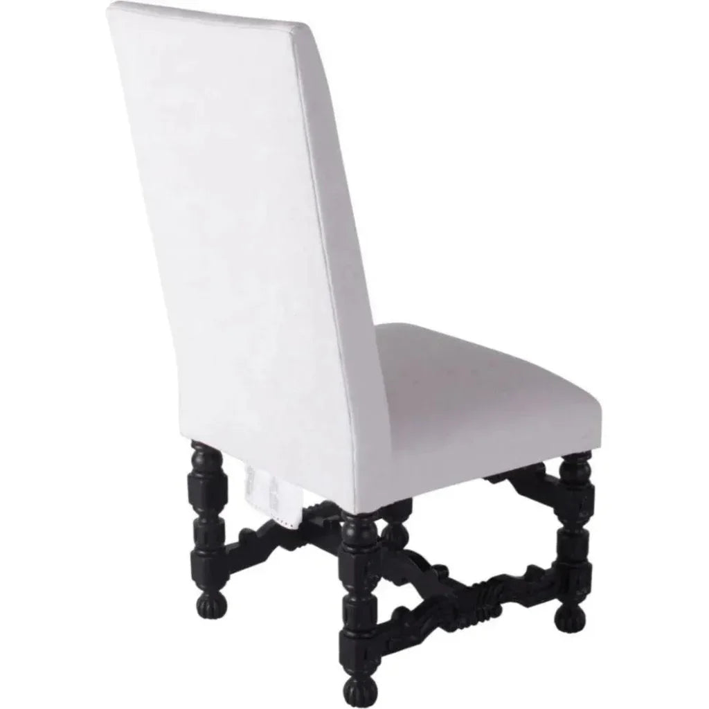 White Dining Chair Finisterra, Bae Porcelain