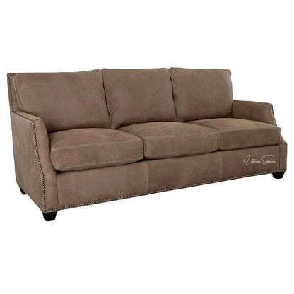 Wild Life Leather Sofa, Wrangled in the USA