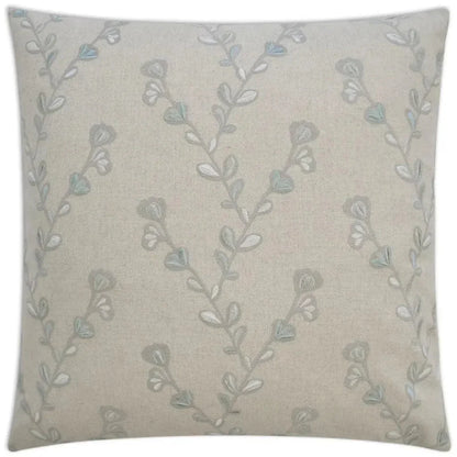 Willow Spa Brown Throw Pillow With Insert