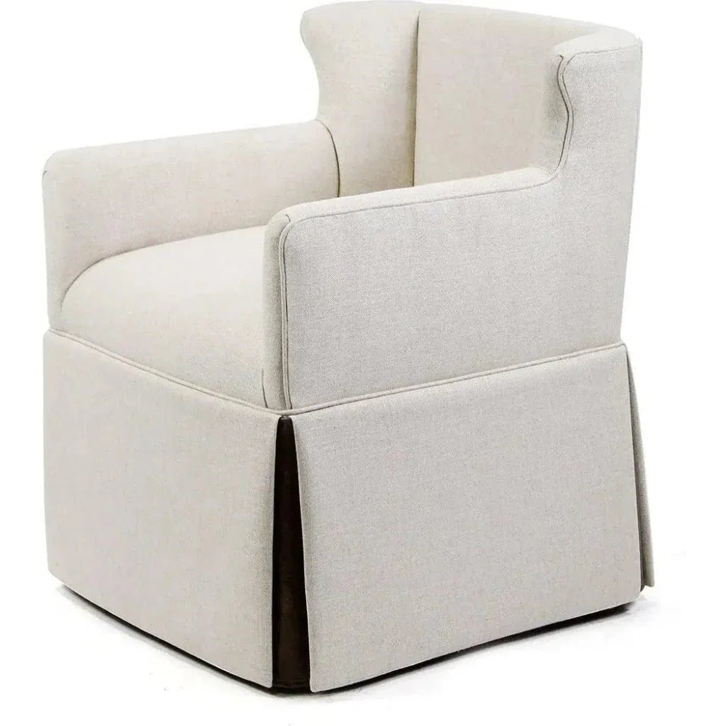 Wingback Arms Madsen Skirt Dining Chair