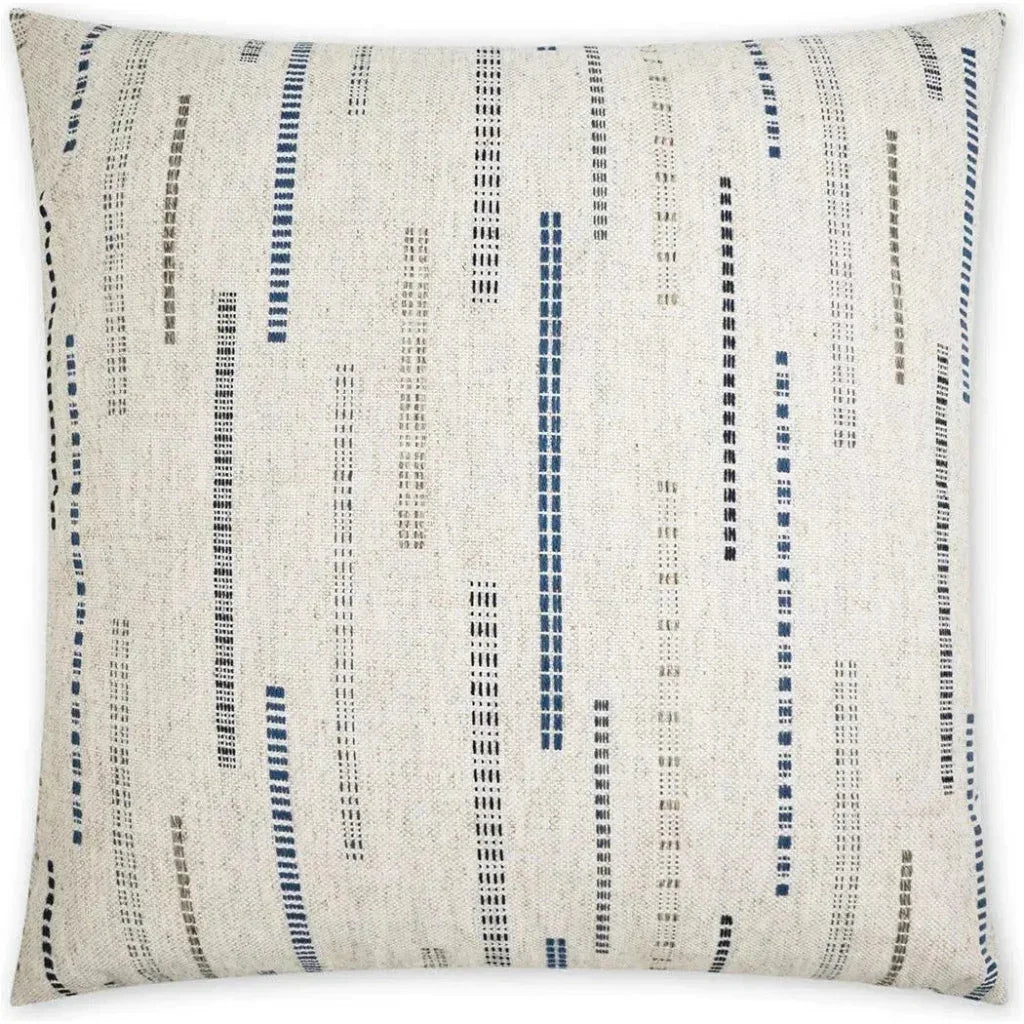 Winstead Stripes Blue Large Throw Pillow Insert