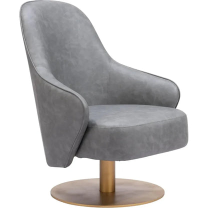 Withby Gray Armless Accent Chair