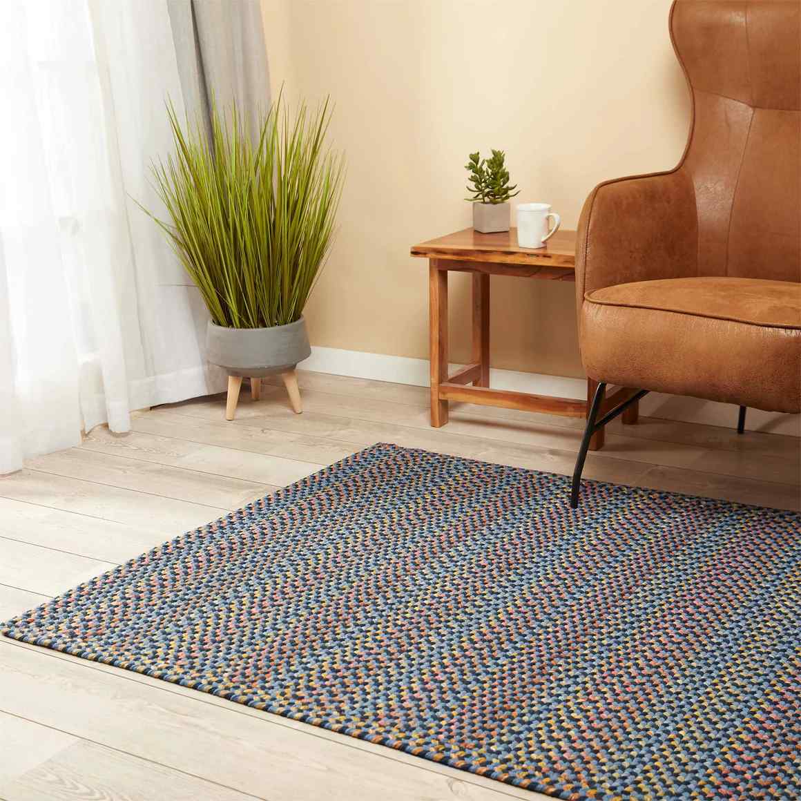 Woodstock Braided Square Reversible Outdoor Rugs