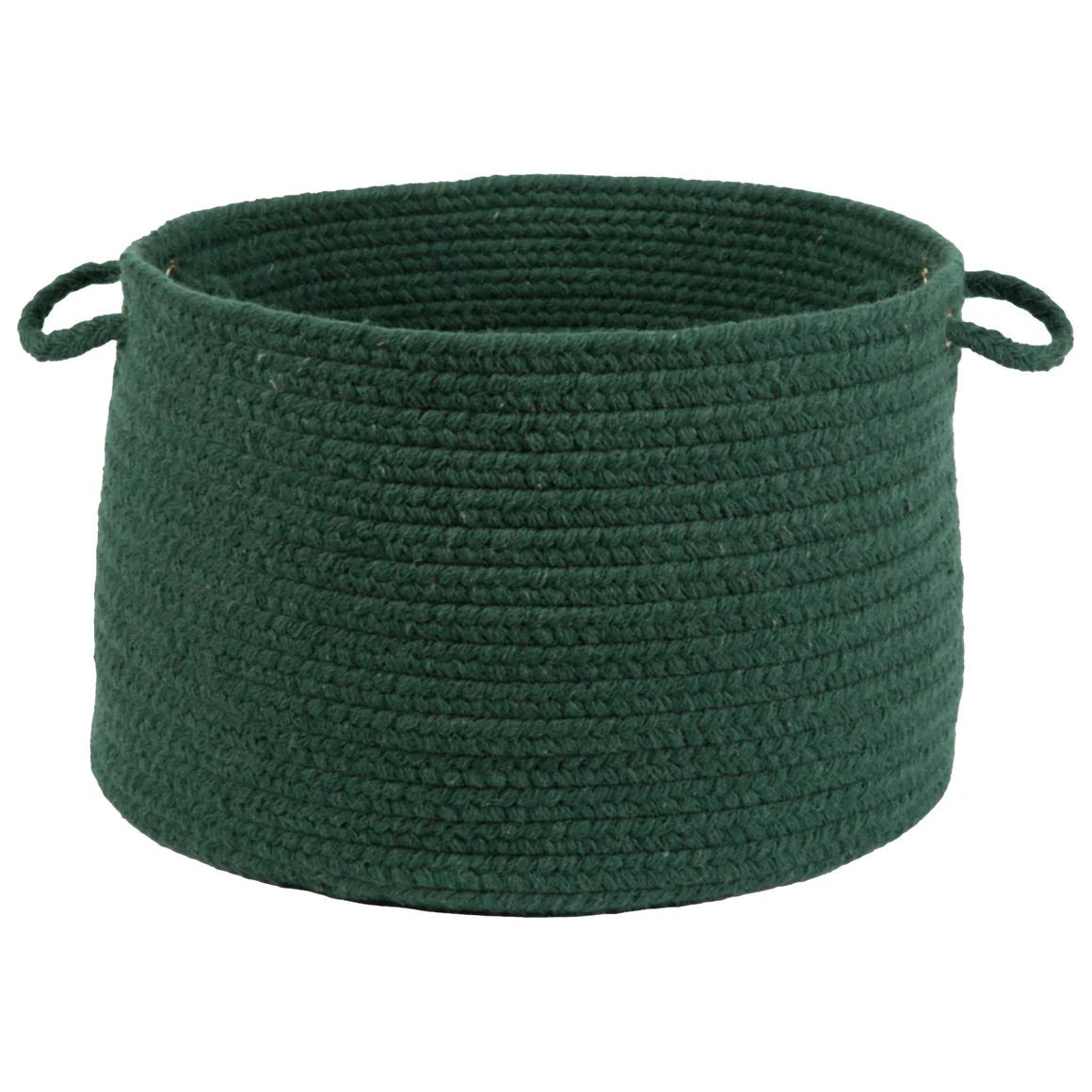 Wool Solids Braided Handmade Basket