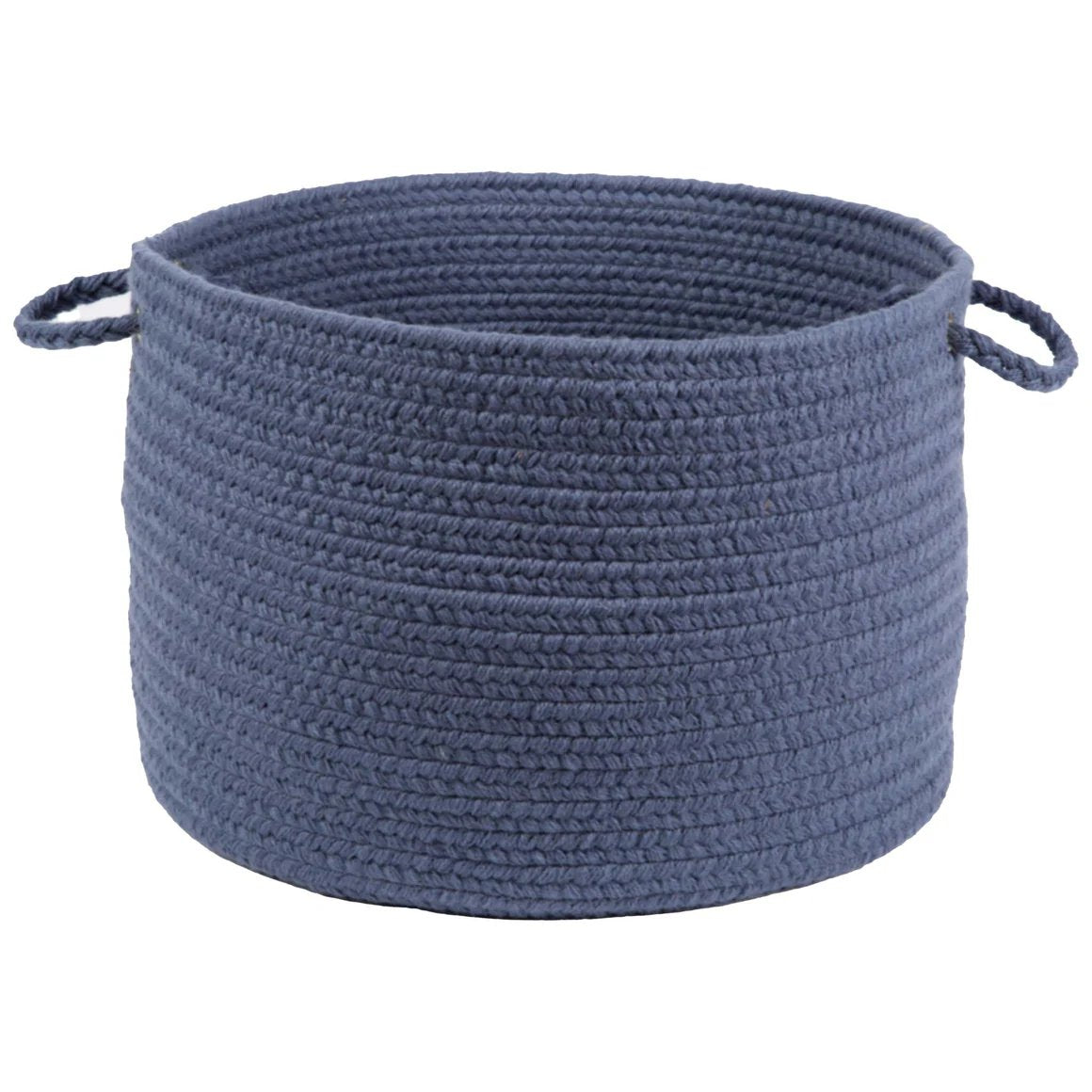 Wool Solids Braided Handmade Basket